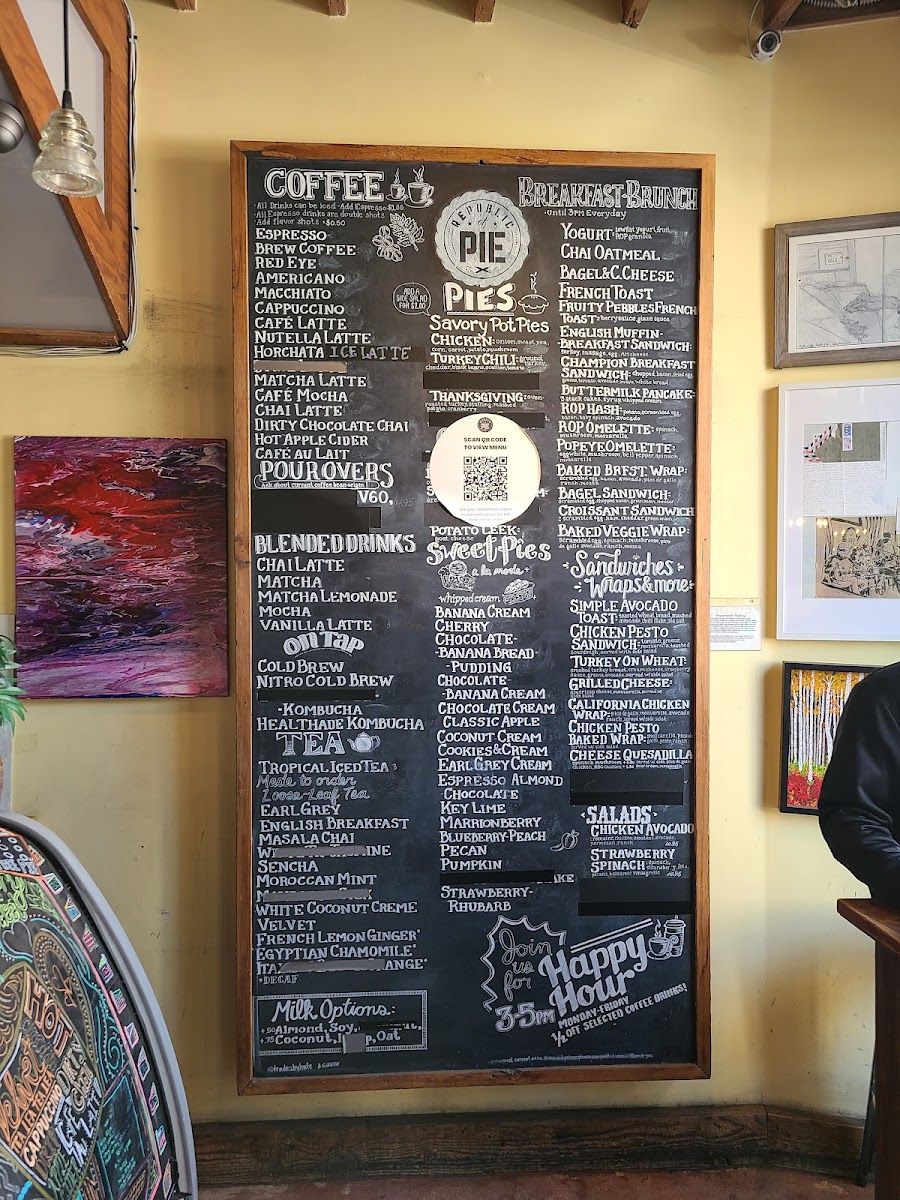 Republic Of Pie Menu - Image 3