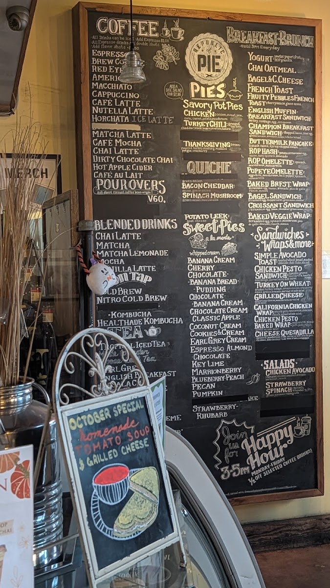 Republic Of Pie Menu - Image 4